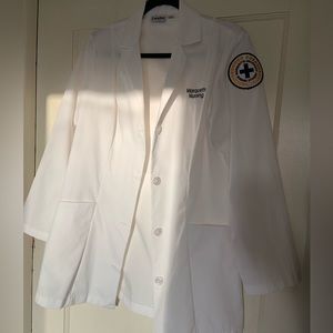 Marquette Nursing White Coat women’s size 8